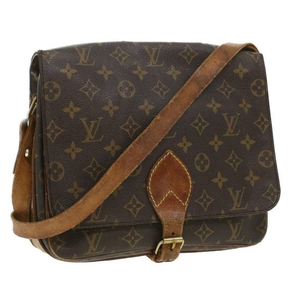 Authentic LOUIS VUITTON Monogram Cartouchiere Shoulder Bag - Picture 1 of 16